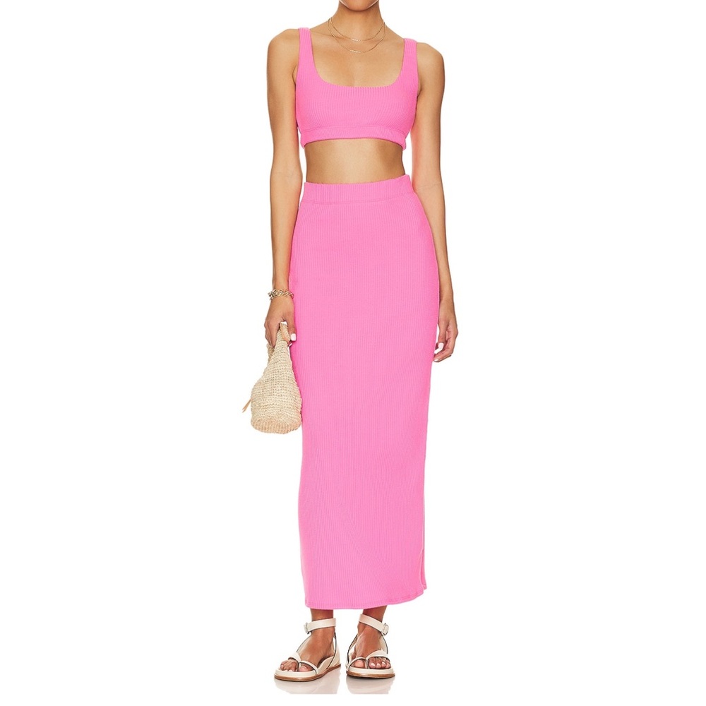Show Me Your MuMu Bella Skirt in Hot Pink